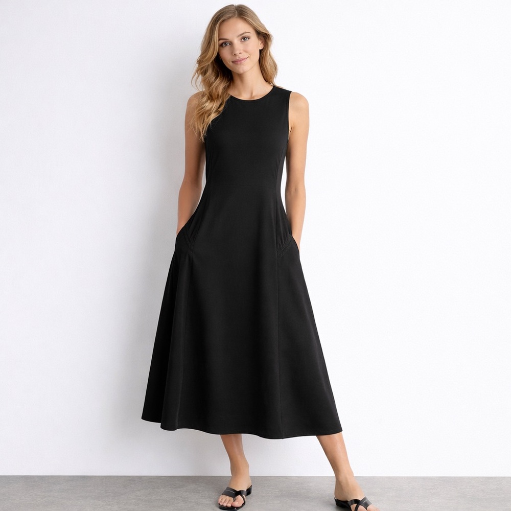 COS Black Sleeveless Maxi Dress